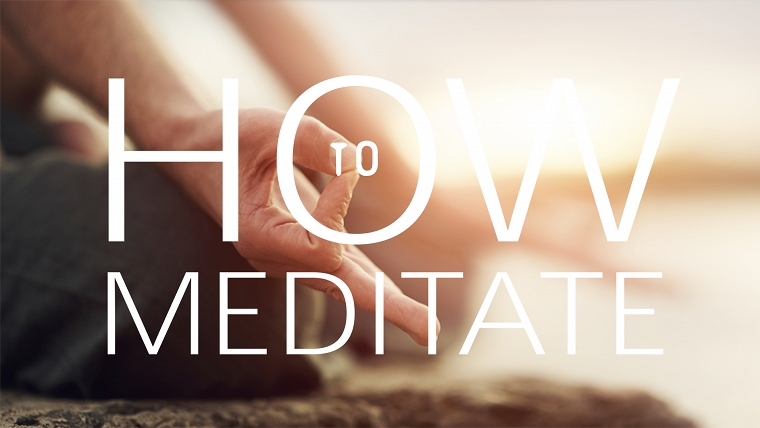 How to meditate
