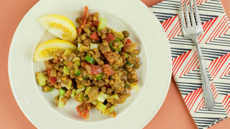 Lentil Curry Salad