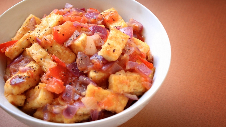 tomatoes & tofu
