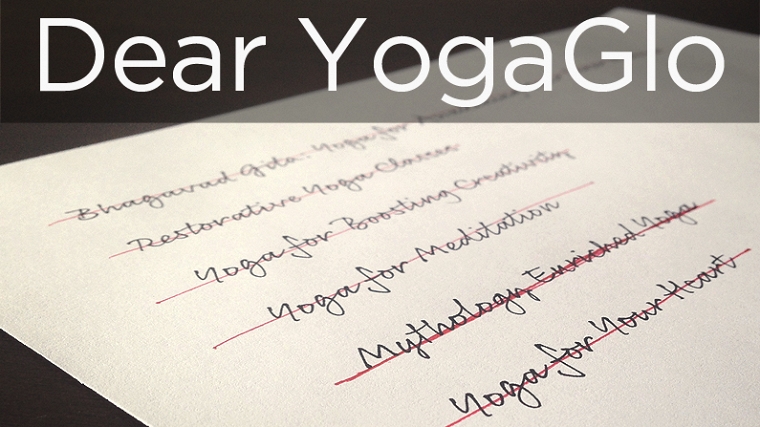 Open letter to yogaglo
